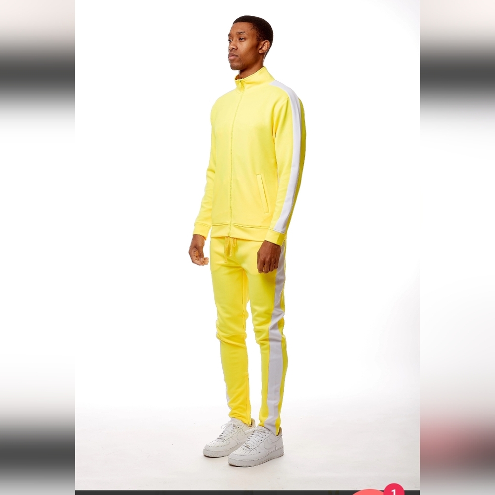 Yellow and White Tracksuit